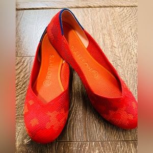 Rothys Red Botanicamo Flats